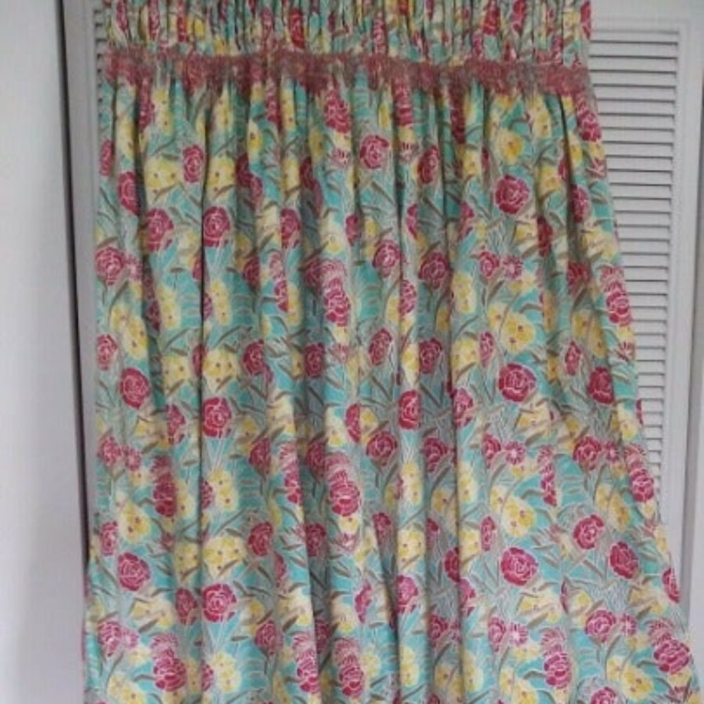 SOLD Custom Beaded Princess Drapes and Canopy